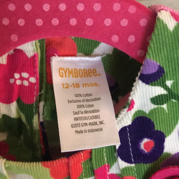 Size 12-18 mos corduroy floral dress - Picture 4 of 4